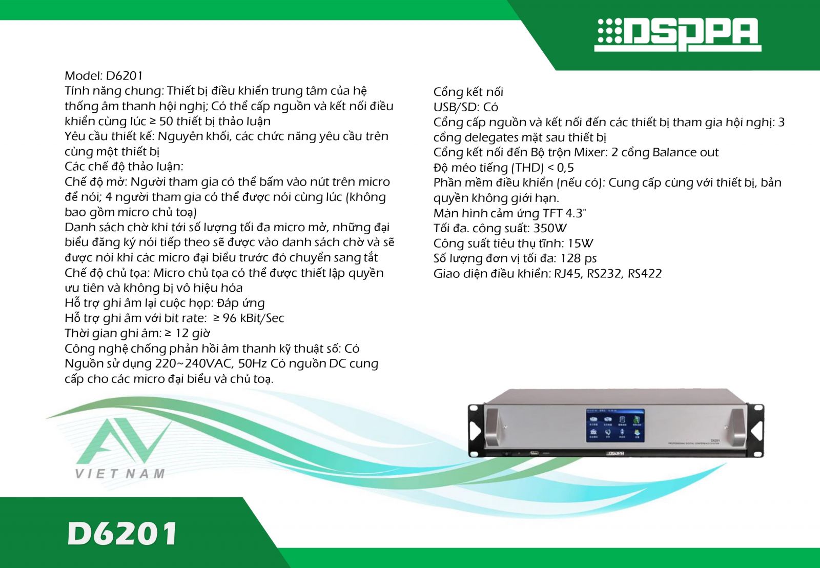 DSPPA D6201